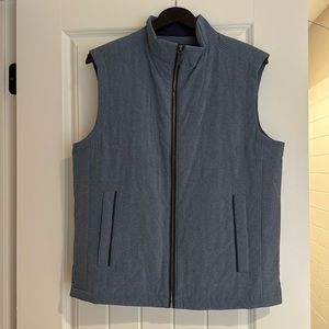 Men’s Blue Quilted Vest